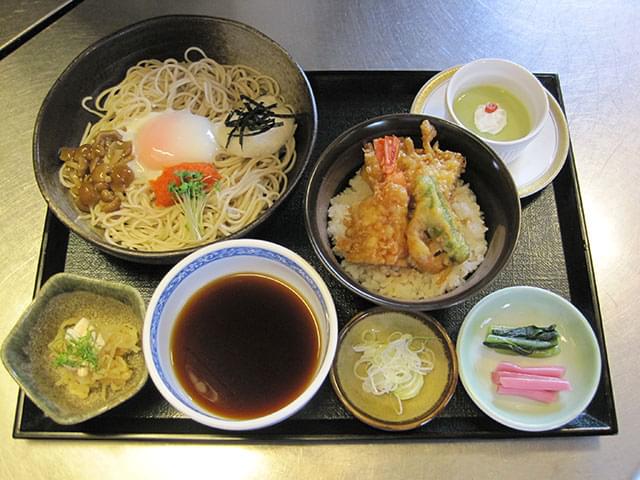 金太郎そばと天丼